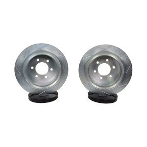 Ford F-150 Brake Rotors (2) - Rear - Baer Brakes - Slot/Zinc - Zinc-Plated - `12-`14 Ford F-150 Brake Rotors (2) - Rear - Baer Brakes - Slot/Zinc - Zinc-Plated - `12-`14
